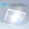 Anzzi Ceiling-Mounted Bathroom Exhaust Fan. 110 CFM, 1.3 Sone, LED Light Included EF-AZ102WH - alternate 2